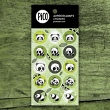 Autocollants pandas de Pico Tatoo