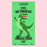 Chocolat chaud blanc qui devient vert dinosaure de Gourmet Village