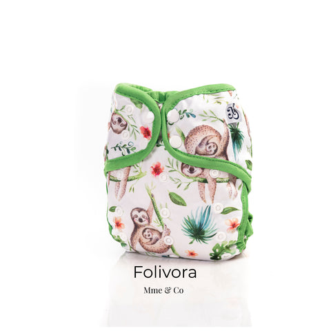 PUL Diaper Cover Folivora - One Size